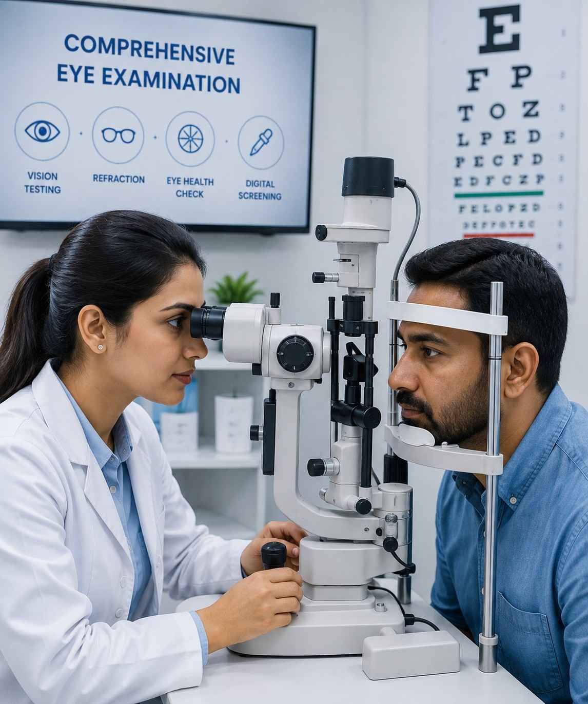 Comprehensive Eye Examination at Sattva Eye Hospital Vadodara