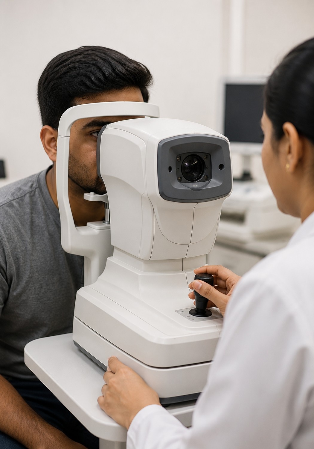 Autorefractometer Test at Sattva Eye Hospital Vadodara