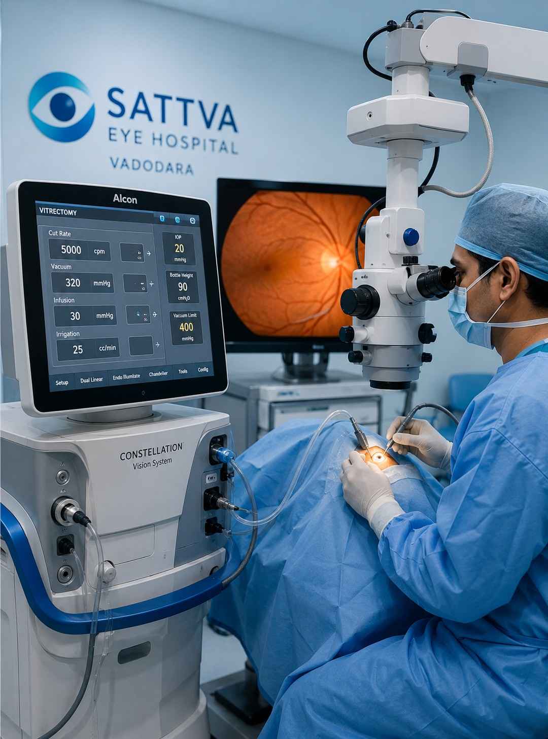 Vitrectomy Machine at Sattva Eye Hospital Vadodara